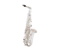 Saxofón Alto Eb Tune, Instrumento Musical Chapado En Plata De Latón, Mi Bemol, Con Estuche, Boquilla (Color : 01)