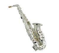 Saxofón Alto Eb Tune, Instrumentos De Viento De Madera Profesionales Plateados Con Estuche, Accesorios (Color : 03)