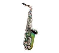 Saxofón Alto Eb Tune Latón Deslumbrante Color Laca Instrumento Musical E-saxo Plano Con Accesorios De Caja (Color : 02)