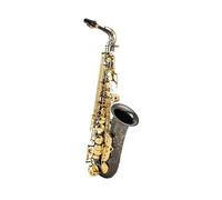 Saxofón Alto Eb Tune Latón Negro Níquel Oro Superficie Laca Instrumento Musical E-Flat Sax (Color : 01)