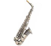 Saxofón Alto Instrumento Musical Mi Bemol Latón Negro Niquelado Saxofón Clave Brillante Saxofón profesional