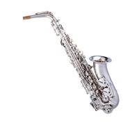 Saxofón Alto Mi Profesional De Níquel Plateado Instrumento De Viento Madera Con Estuche Saxofón Para Principiantes