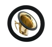 Saxofón Alto Mudo Saxofón Mudo De Silicona Ligero para Piezas De Repuesto De Trompeta Saxofón Soprano Alto Tenor
