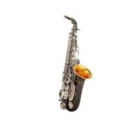 Saxofón Alto Negro Aleación De Níquel Plata Saxofón Alto Instrumento Musical De Latón Con Estuche Boquilla (Color : 02)