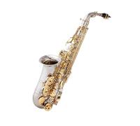 Saxofón Alto Niquelado Instrumento De Viento Madera Profesional Con Estuche Y Accesorios Saxofón Para Principiantes