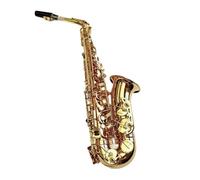 Saxofón Alto Profesional Drop E, Saxofón Alto Dorado Con Accesorios Para Boquilla De Banda