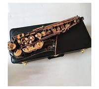 Saxofón Alto Profesional E-flat Cuerpo Negro Dorado 82Z Teclas Instrumento De Saxofón Clásico Saxofón para estudiantes