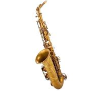 Saxofón Alto Profesional Mi Bemol Color Café Instrumento Musical Francés Tallado Patrón Uno A Uno Alto profesional Saxofón (Color : High-end bags)