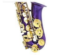 Saxofón Alto Púrpura E-Flat Eb Gold Keys Con Estuche Instrumento Musical