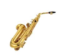 Saxofón Alto Saxofón alto con afinación en Eb instrumento musical de latón lacado en oro saxofón en mi bemol con estuche y accesorios