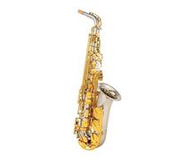 Saxofón Alto Saxofón alto profesional Drop E Saxofón alto con boquilla de banda Caña de lengüeta(Canvas bag)