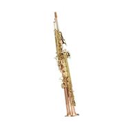 Saxofón Alto Saxofón en si bemol de bronce fosforoso duradero agudos afinado en una sola pieza longitud 650 mm