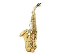 Saxofón Alto Saxofón soprano dorado en si bemol para principiantes juego completo(Saxophone)
