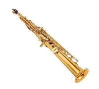 Saxofón Alto Saxofón soprano en si bemol con cuerpo lacado en oro Instrumento saxofón profesional con estuche Accesorios