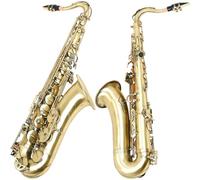 Saxofón Alto Saxofón tenor antiguo cian Saxofón en si bemol Estudiante principiante con estuche portátil actualizado Kit de limpieza de cañas