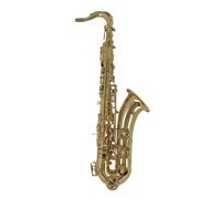 Saxofón Alto Saxofón tenor en si bemol, latón lacado en oro, instrumento de viento de madera con estuche, guante, paño de limpieza y accesorios