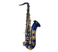 Saxofón Alto Saxofón tenor en si bemol profesional de latón lacado dorado saxofón de viento de madera