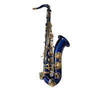 Saxofón Alto Saxofón tenor en si bemol profesional lacado en latón dorado para saxofón de viento de madera con palo de limpieza guantes y accesorios