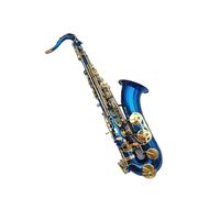 Saxofón Alto Saxofón tenor lacado en oro Saxofón tenor profesional con estuche Cañas Boquilla de tudel(Leather bag)