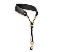 Saxofón Alto/Soprano/Tenor Correas Dobles Para Los Hombros Protecciones Para Saxofón Cordón Para El Cuello Accesorios Para Instrumentos Musicales De Viento De Madera Partes del saxofón(Black)