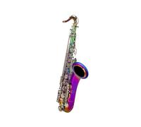 Saxofón Alto Tenor Bb Tune Lacado Color Deslumbrante Instrumento De Viento De Madera Con Accesorios De Caja (Color : 02)