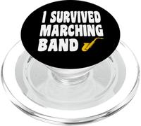 Saxofón - Banda Marching Music Orchestra Alto Tenor Jazz PopSockets PopGrip para MagSafe