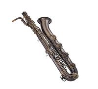 Saxofón Barítono De Alto Grado E Instrumento De Saxofón De Superficie De Cobre Antiguo Plano Con Accesorios De Estuche Saxofón para estudiantes