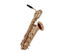 Saxofón Barítono Lacado Oro Saxo Barítono Profesional Con Estuche Boquilla Saxofón principiante
