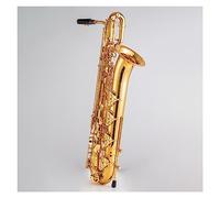 Saxofón Barítono Plano E, Electroforesis, Superficie Dorada, Instrumentos Musicales De Latón Profesionales, Saxofón Saxofón para estudiantes