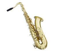 Saxofón Bb Tenor Latón Lacado En Oro Instrumento Musical Saxofón B Saxo Plano Trefilado
