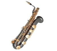 Saxófon Bombardino Instrumentos De Saxofón Mi Bemol Saxofón Barítono Equipo De Música Modelos De Actuación Profesional(Gray gold)