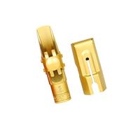 Saxofón Boquilla Metal Para Saxofón Soprano Dorado Saxofón Boquilla Profesional Saxofón Boquilla Con Tapas Set