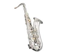 Saxofón Calidad Saxofón Tenor Chapado En Plata Color Cobre Latón Con Boquilla (Color : 02)