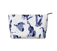 Saxofón de Blues, Piano, Violonchelo, bajo,Neceser de Pana, Neceser de Maquillaje portátil, Neceser de Viaje