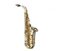 Saxofón De Latón Saxofón Alto Niquelado Con Llave Dorada Profesional Super Play Sax