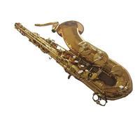 Saxofón De Latón Saxofón Tenor Profesional En Si Bemol Tocando Saxofón Tenor Tono Descendente En Si (do)