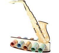 Saxofón de madera XL para regalo de dinero, regalo para hombres y mujeres (saxofón)