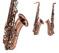 Saxofón De Nivel Básico Para Principiantes En Si Bemol Tenor Instrumento De Clasificación Profesional Para Adultos Rojo Antiguo