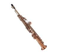 Saxofón De Tono Alto Recto De Latón Instrumento De Viento De Madera De Saxofón Profesional Con Accesorios Saxofón profesional (Color : 03)