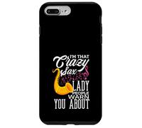 Saxofón Divertido I'm That Crazy Sax Lady Carcasa para iPhone 7 Plus/8 Plus