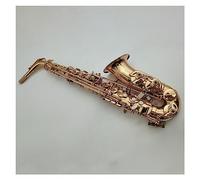 Saxofón E-Flat Alto Eb Tune Saxofón Latón Dorado Laca Sax Instrumento De Viento Con Estuche Y Todos Los Accesorios