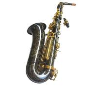 Saxofón E Flat Eb Alto Saxofón Galvanizado Negro Níquel Saxofón Instrumento Musical Profesional Con Estuche (Color : Ordinary bag)