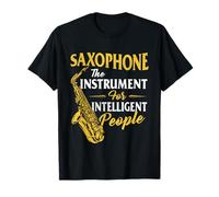 Saxofón El Instrumento Para Personas Inteligentes Saxofonista Camiseta