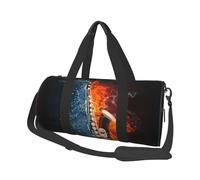 Saxofón en Fuego y Agua., Bolsa de Viaje de Gran Capacidad, Bolso Redondo, Bolsa de Viaje Deportiva, Bolsa de Mano, Bolsa de Fitness