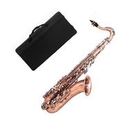 Saxofón en Si Alto para principiantes adultos. Lacado antiguo. Incluye paño de limpieza estuche de transporte correa para el cuello y cañas. Saxofón Para Principiantes