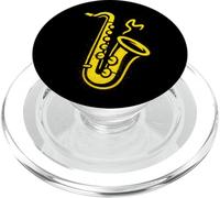 Saxofón Graffiti Street Art Design PopSockets PopGrip para MagSafe