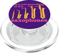 Saxofón Humor Divertido o Broma para Orgullosa Saxofonista PopSockets PopGrip para MagSafe