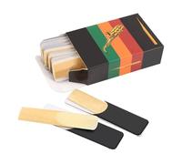 Saxofón Instrumentos Accesorio 10 Uds Eb Alto Saxofón Cañas Saxofón Reed Piezas De Instrumentos De Viento De Madera Accesorios (Color : Strength 4.0)