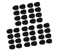 Saxofón Instrumentos Accesorio 40 Uds. Parches De Boquilla De Saxofón Alto Tenor Negro, Almohadillas Para Piezas De Boquilla De Saxofón (Color : 0.8 mm)