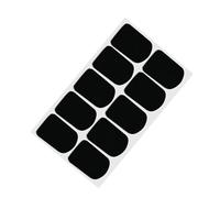 Saxofón Instrumentos Accesorio Almohadilla Dental De Silicona Negra Para Saxofón De Tono Alto, Piezas De Protección Para Boquilla De Saxofón, 10 Uds. (Color : 0.5mm)